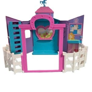 Polly Pocket Horse Stable set Incomplete